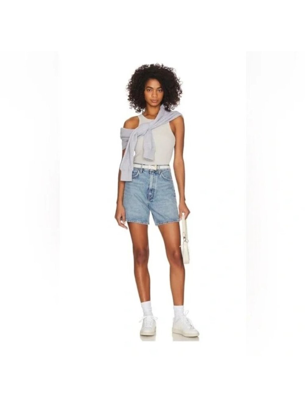 Agolde Stella High Rise Denim Shorts in Mode Size 30